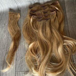 Cashmere Luxurious Blonde Hair Extensions human hair clip ins b4